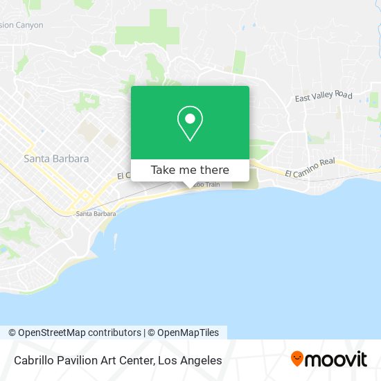 Cabrillo Pavilion Art Center map
