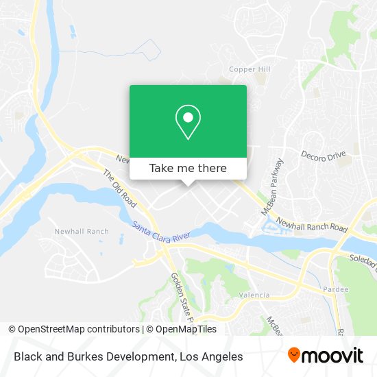 Black and Burkes Development map