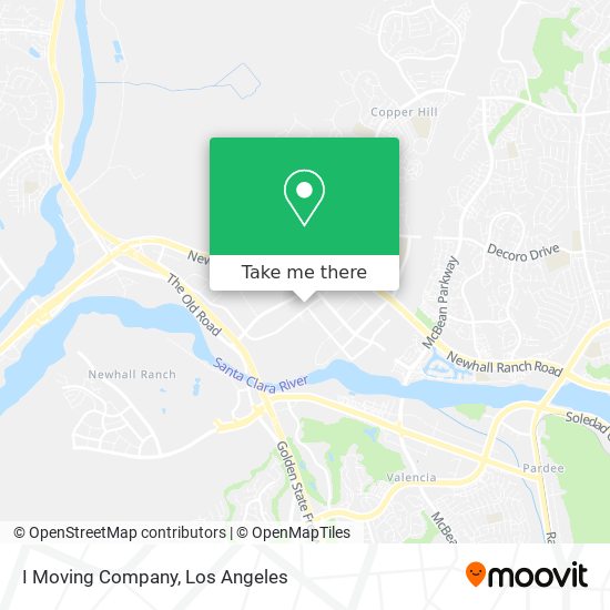 I Moving Company map