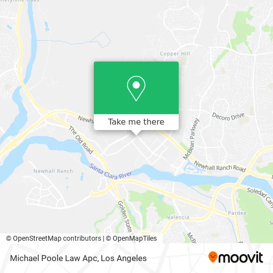 Michael Poole Law Apc map