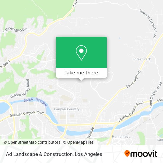 Ad Landscape & Construction map