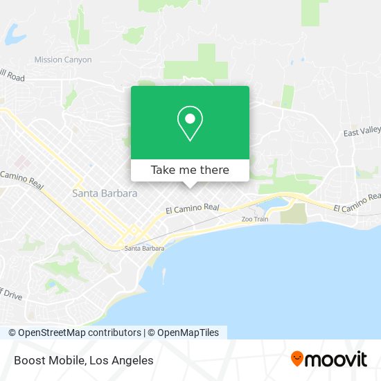 Boost Mobile map