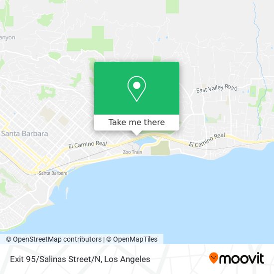 Exit 95/Salinas Street/N map