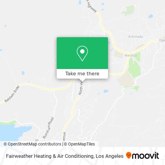 Mapa de Fairweather Heating & Air Conditioning