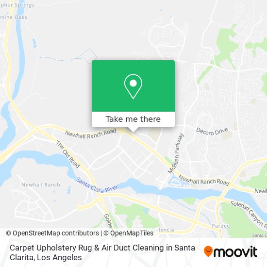 Carpet Upholstery Rug & Air Duct Cleaning in Santa Clarita map