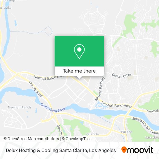 Delux Heating & Cooling Santa Clarita map