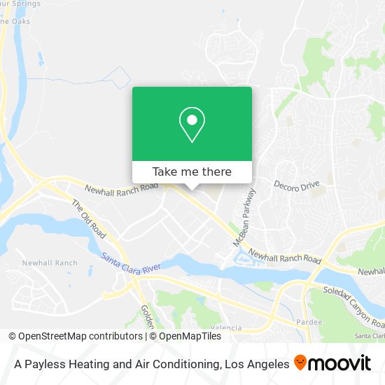 Mapa de A Payless Heating and Air Conditioning