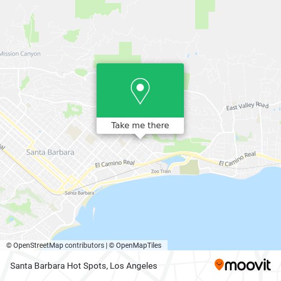 Mapa de Santa Barbara Hot Spots