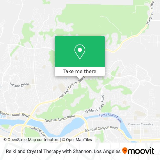Reiki and Crystal Therapy with Shannon map