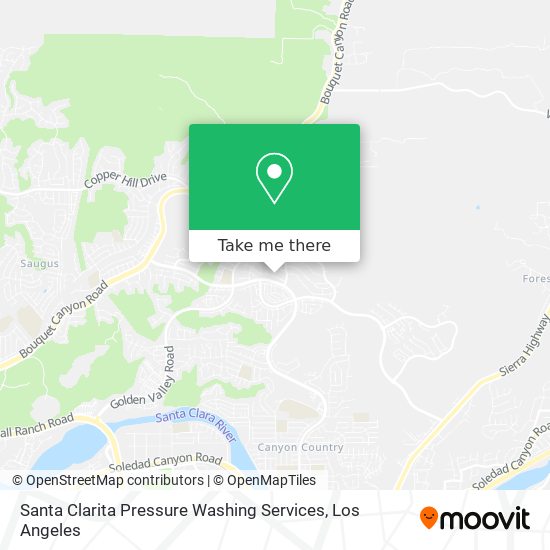 Mapa de Santa Clarita Pressure Washing Services