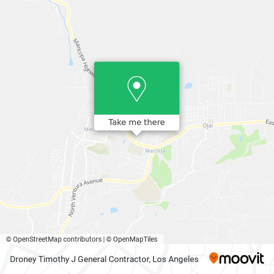 Mapa de Droney Timothy J General Contractor