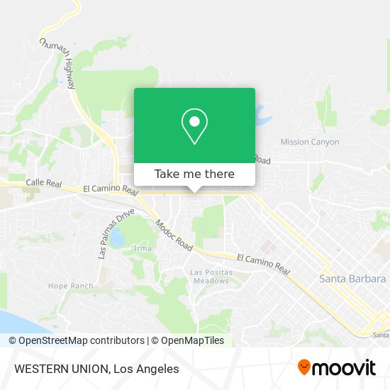 Mapa de WESTERN UNION