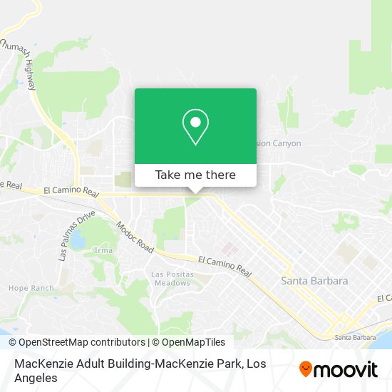 MacKenzie Adult Building-MacKenzie Park map