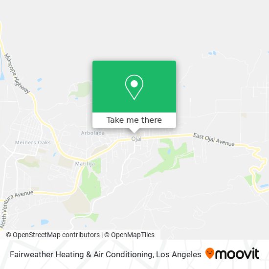 Mapa de Fairweather Heating & Air Conditioning