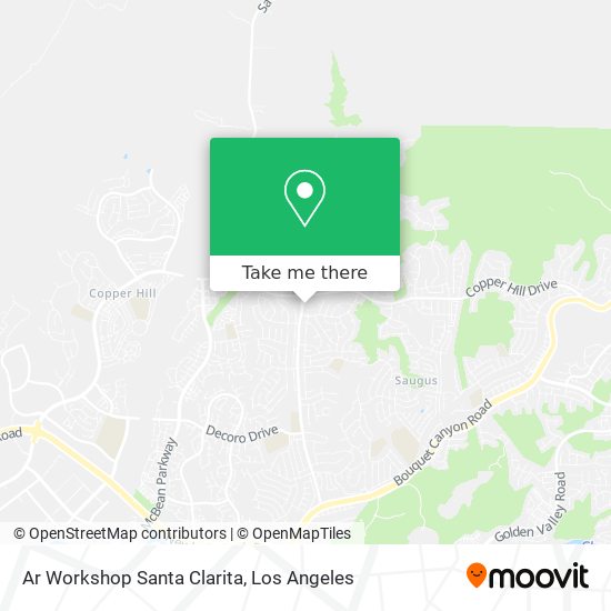 Ar Workshop Santa Clarita map