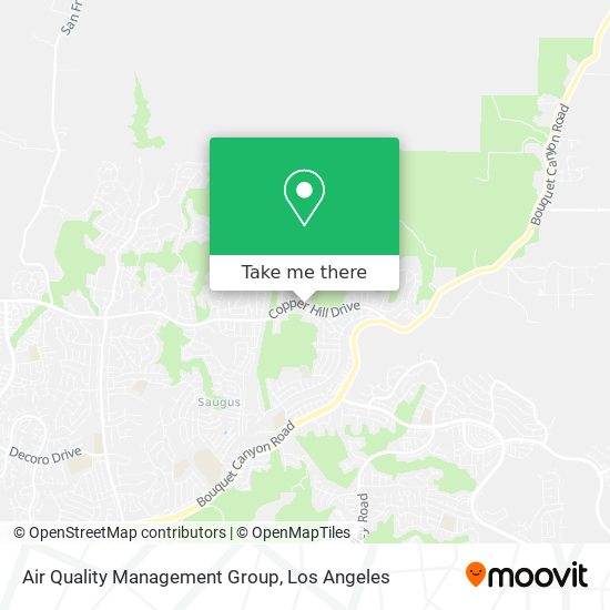 Air Quality Management Group map