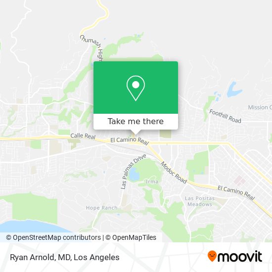 Mapa de Ryan Arnold, MD
