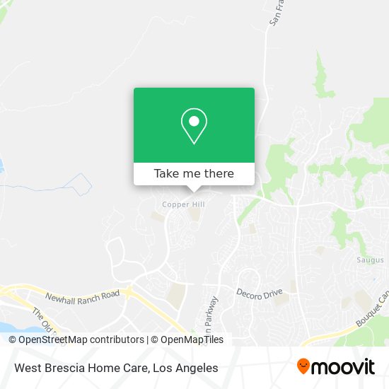 West Brescia Home Care map