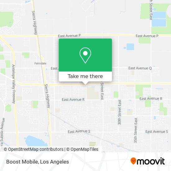 Boost Mobile map