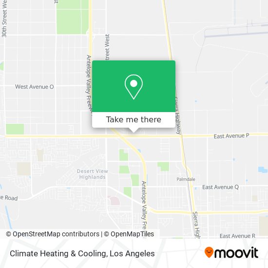 Mapa de Climate Heating & Cooling