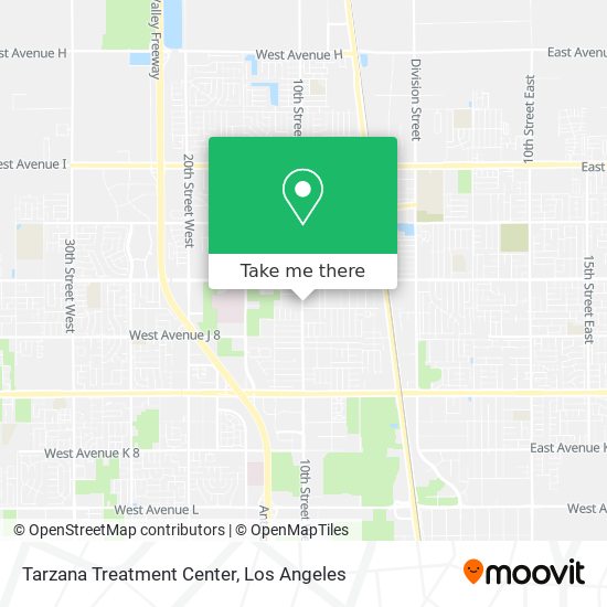 Mapa de Tarzana Treatment Center