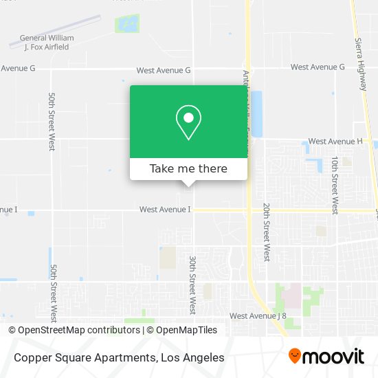 Mapa de Copper Square Apartments