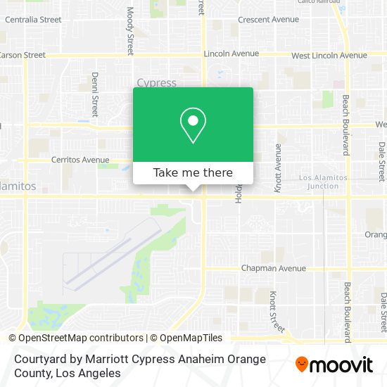 Mapa de Courtyard by Marriott Cypress Anaheim Orange County