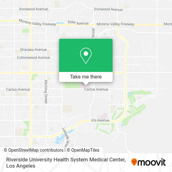 Riverside University Health System Medical Center map
