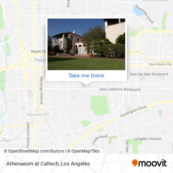 Mapa de Athenaeum at Caltech