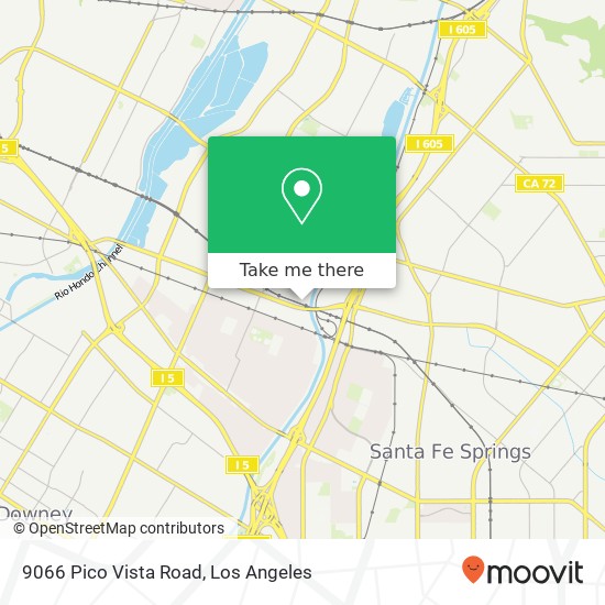 Mapa de 9066 Pico Vista Road