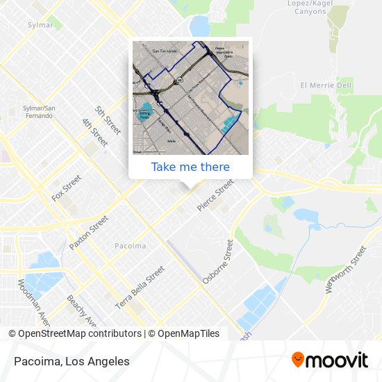 Pacoima map