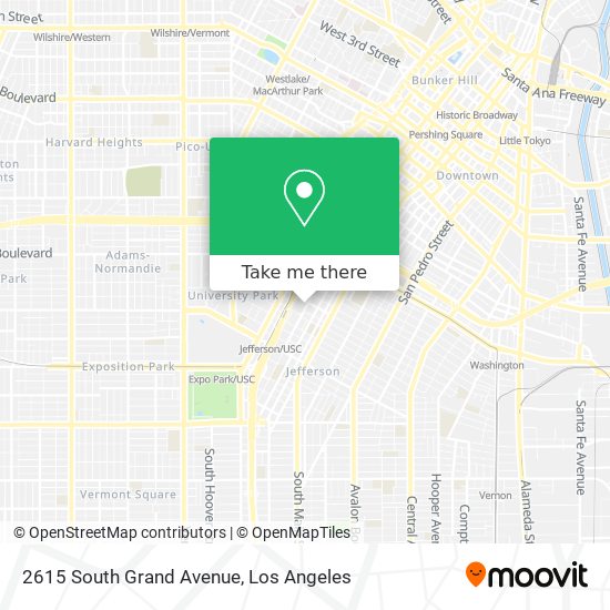 2615 South Grand Avenue map