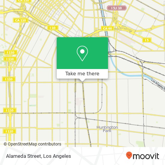 Alameda Street map