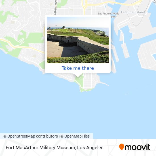 Fort MacArthur Military Museum map