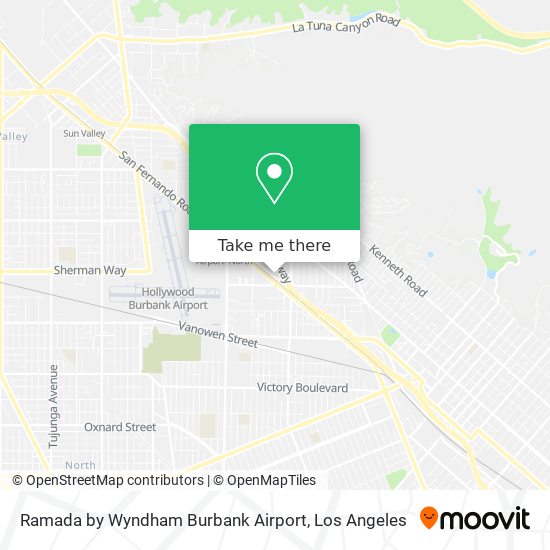 Ramada by Wyndham Burbank Airport map