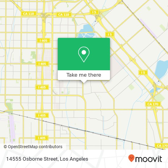 14555 Osborne Street map