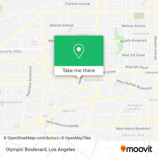 Mapa de Olympic Boulevard