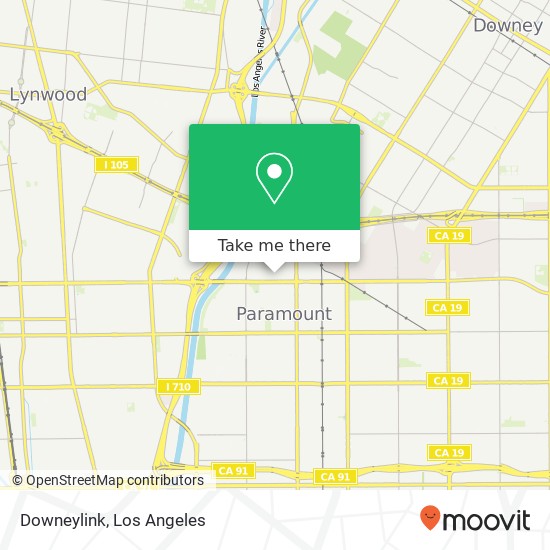 Downeylink map