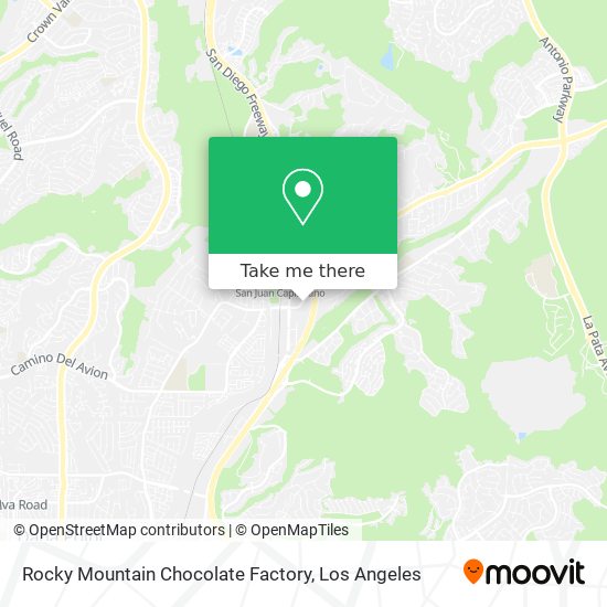 Mapa de Rocky Mountain Chocolate Factory