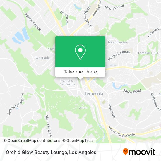 Mapa de Orchid Glow Beauty Lounge
