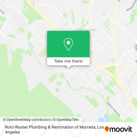 Mapa de Roto-Rooter Plumbing & Restoration of Murrieta