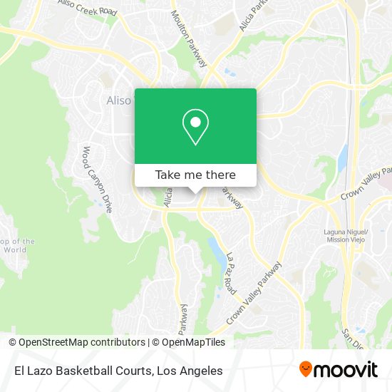 El Lazo Basketball Courts map