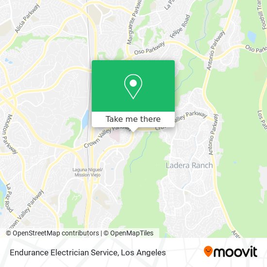 Mapa de Endurance Electrician Service