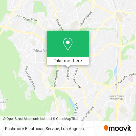 Mapa de Rushmore Electrician Service