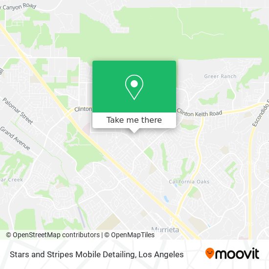 Stars and Stripes Mobile Detailing map