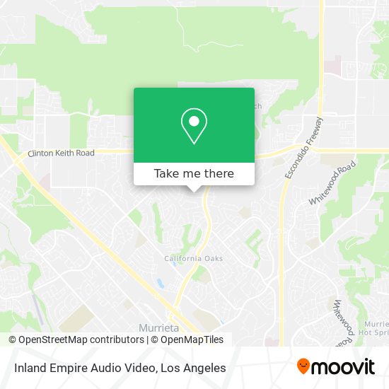 Inland Empire Audio Video map