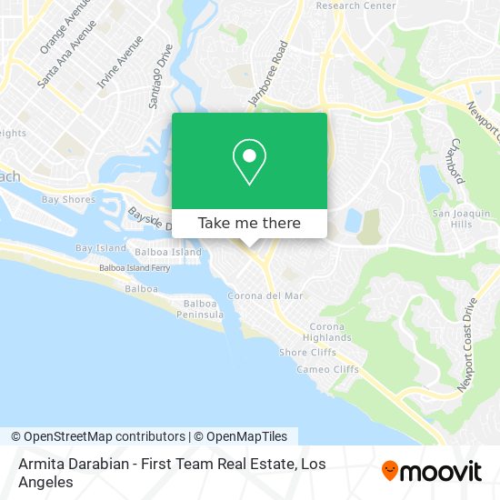 Mapa de Armita Darabian - First Team Real Estate