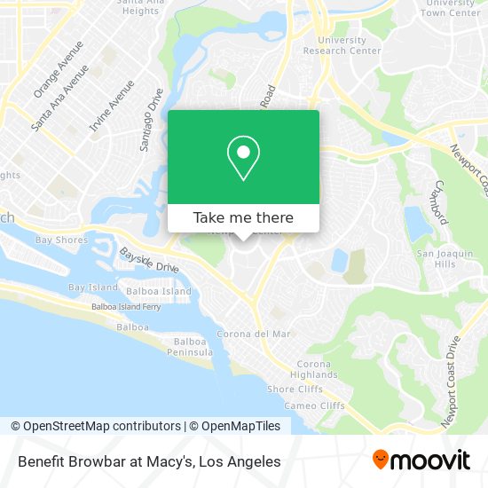 Benefit Browbar at Macy's map