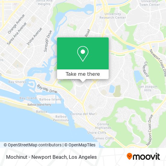 Mapa de Mochinut - Newport Beach