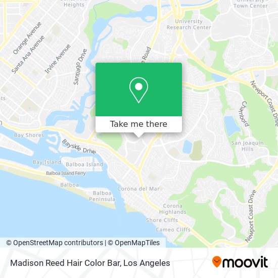 Madison Reed Hair Color Bar map